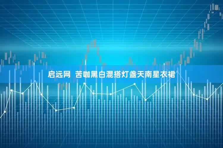 启远网  苦咖黑白混搭灯盏天南星衣裙